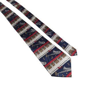 Steven Harris Necktie Tie Piano Sax Jazz Music Teacher Office Work Casual Gift